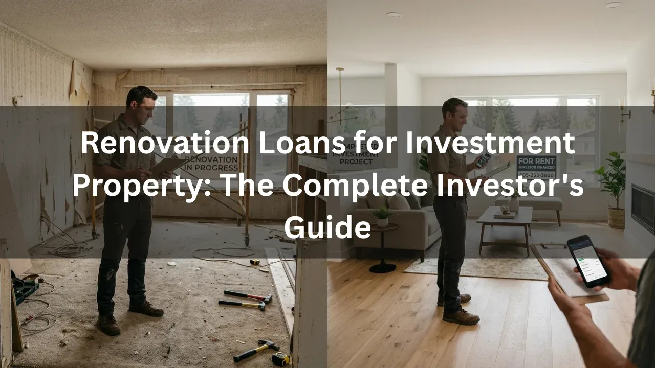 renovation loans for investment property